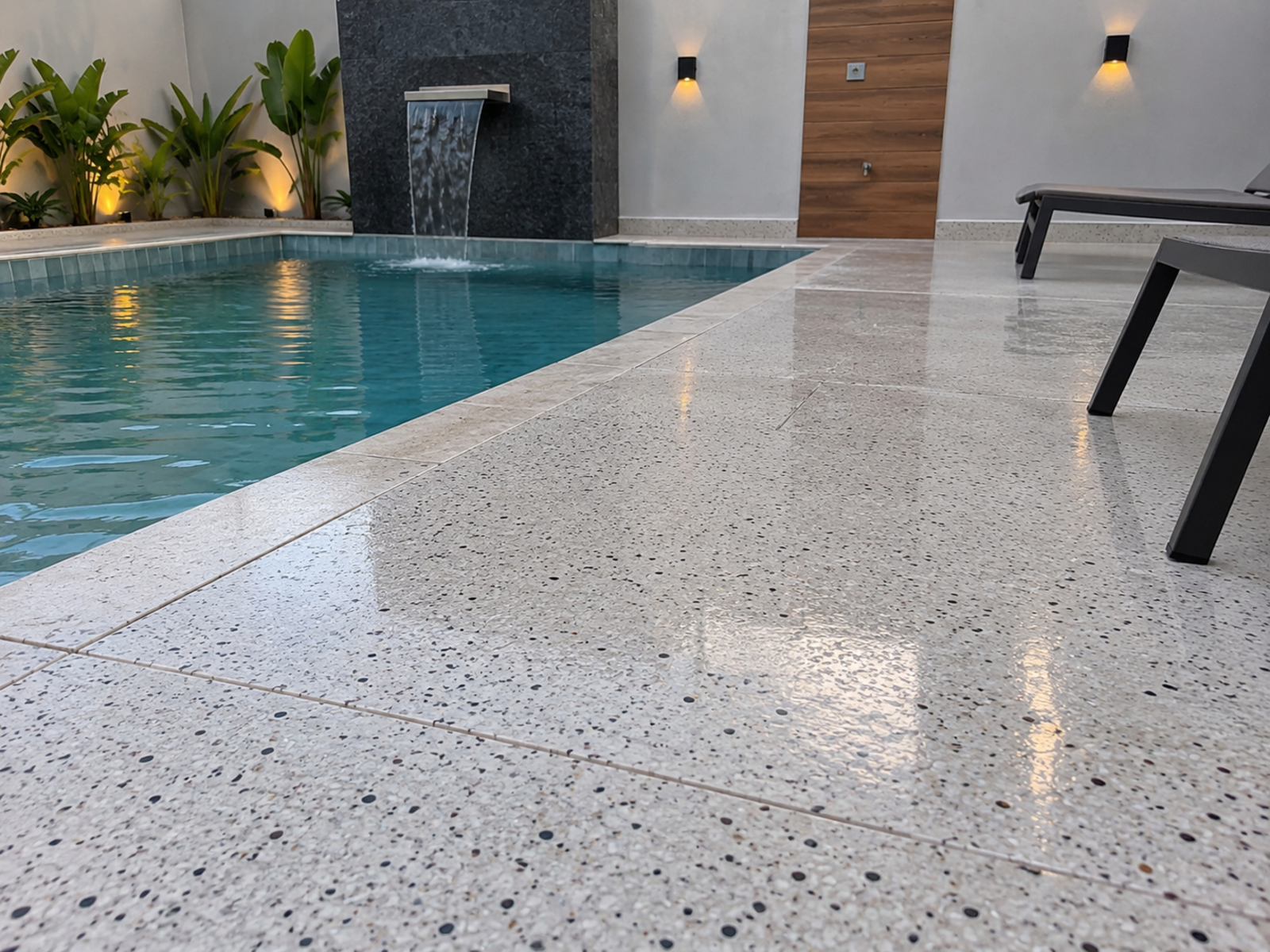 Piso de granilite — foto 3 da obra executada pela MRE Construções